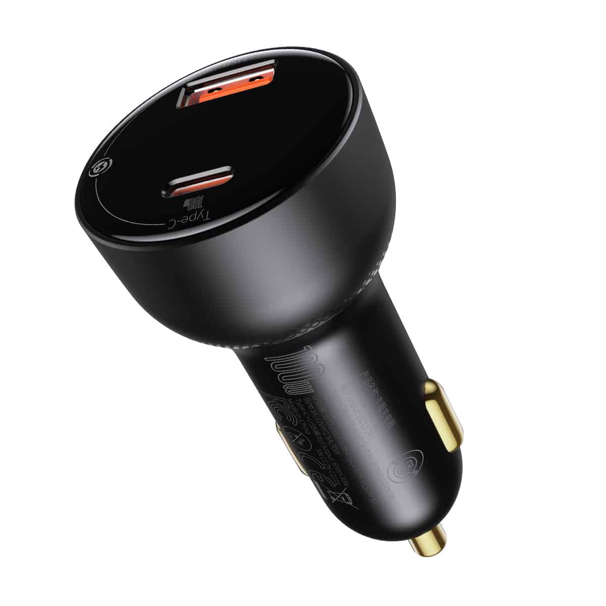 Baseus Superme Digital Display PPS Dual Quick Charger Car Charger Black (with Baseus Xiaobai series fast charging Cable Type-C to Type-C 100W(20V/5A) 1m Black) Baseus Superme Digital Display PPS Dual Quick Charger Car Charger Black (with Baseus Xiaobai series fast charging Cable Type-C to Type-C 100W(20V/5A) 1m Black)
